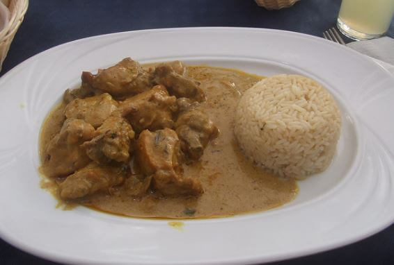 Frango ao curry