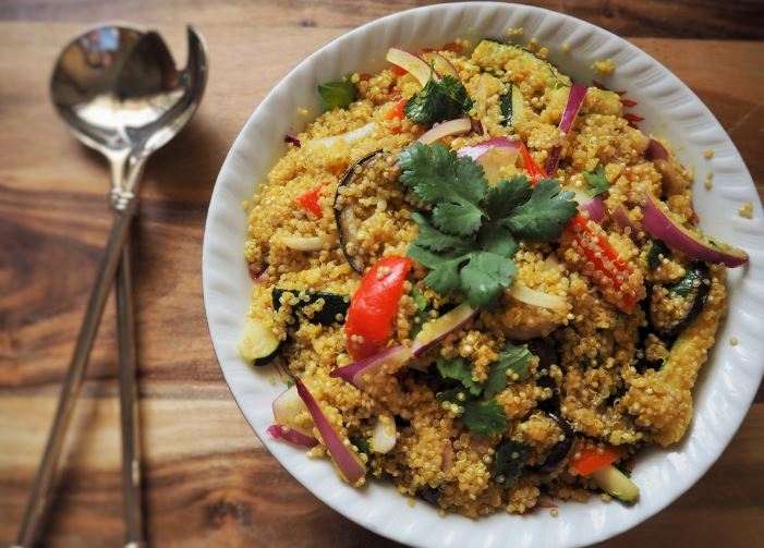 Quinoa com legumes