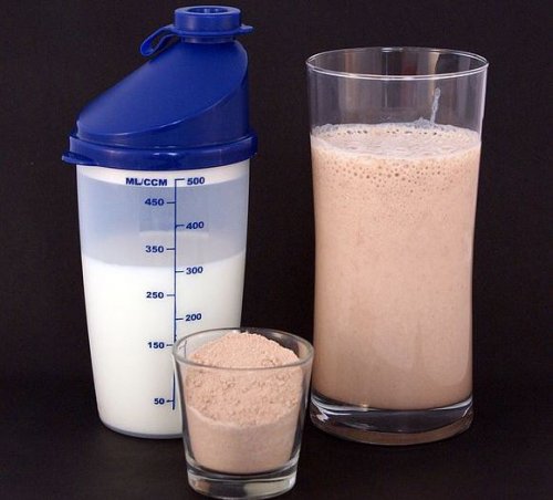 Shake de proteína puro e já preparado