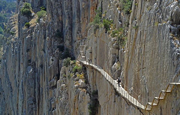Trilhas na Espanha: caminito del rey