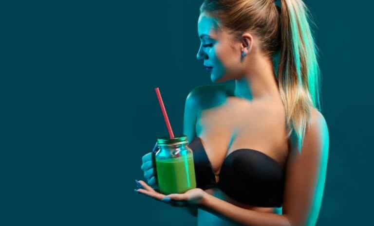 Receita de shake verde