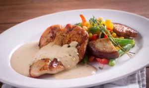 Receita de frango com molho de mostarda