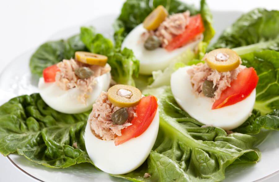 Receitas saudáveis com ovos e atum