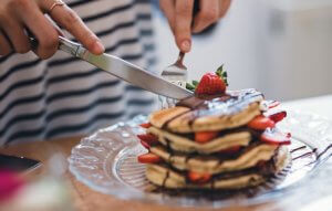 Panquecas saudáveis para o seu café da manhã