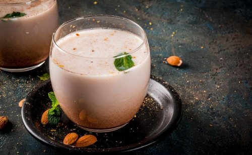 Creme de leite condensado e amêndoas