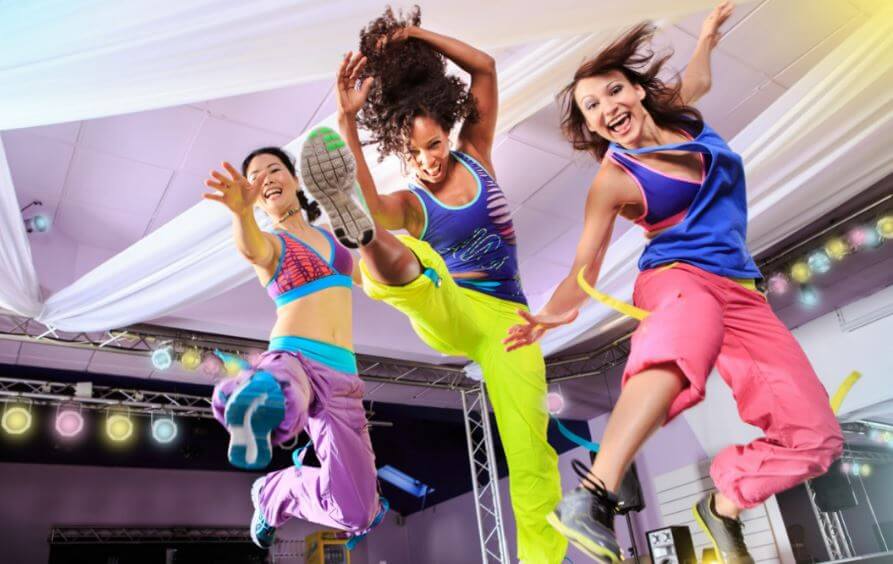 Uma compilação de músicas de Zumba