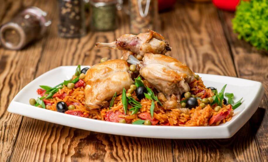 Receita de frango com arroz