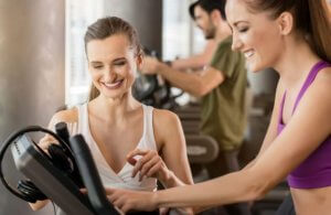 Treino de academia para iniciantes