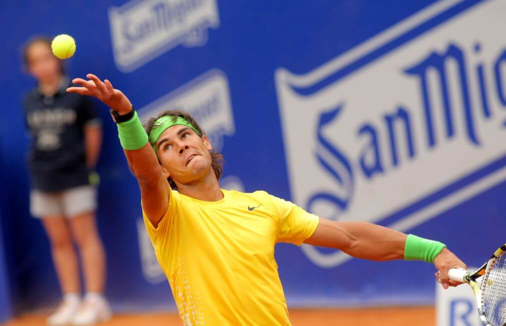 Nadal durante uma partida