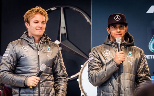 Nico Rosberg e Lewis Hamilton