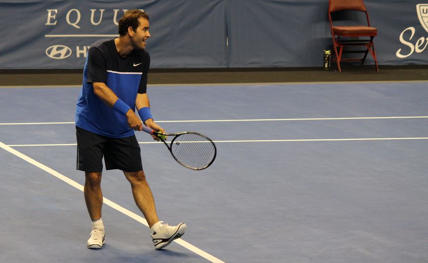 Pete Sampras em jogo