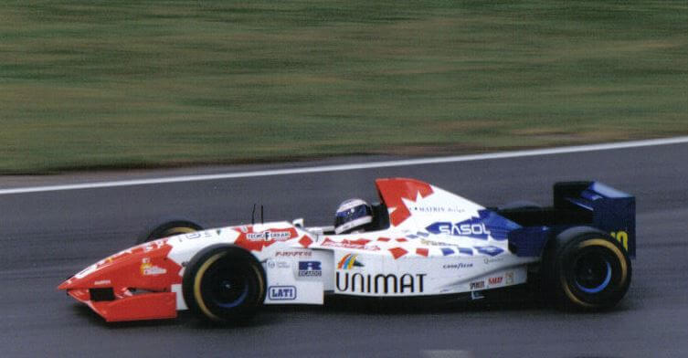 Carro de piloto da fórmula 1