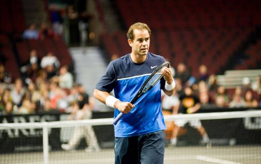 Pete Sampras em um jogo