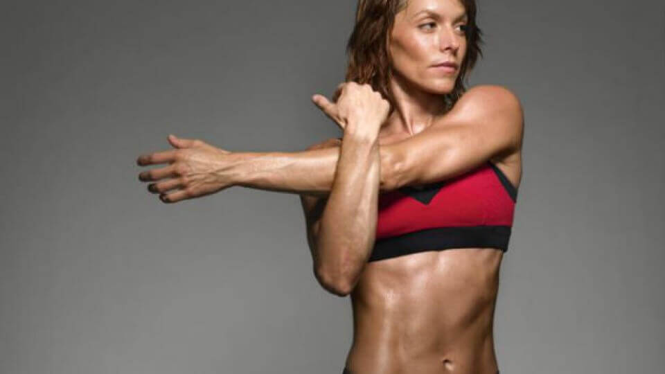 Alongamento clássico para ombros