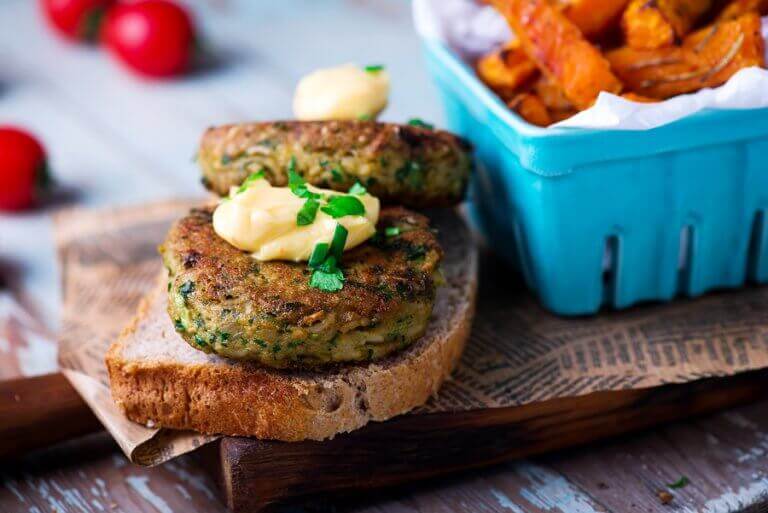 Hambúrguer de soja texturizada