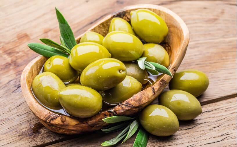 Valor nutricional das azeitonas