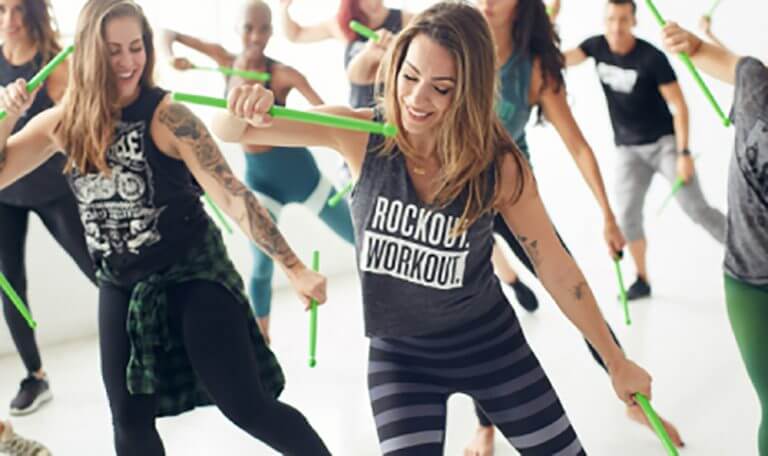 Rock com o Pound Fitness
