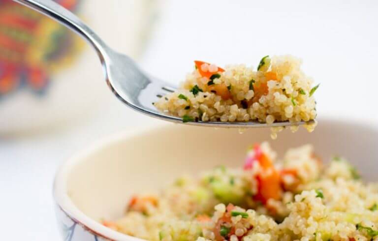 Quinoa com legumes