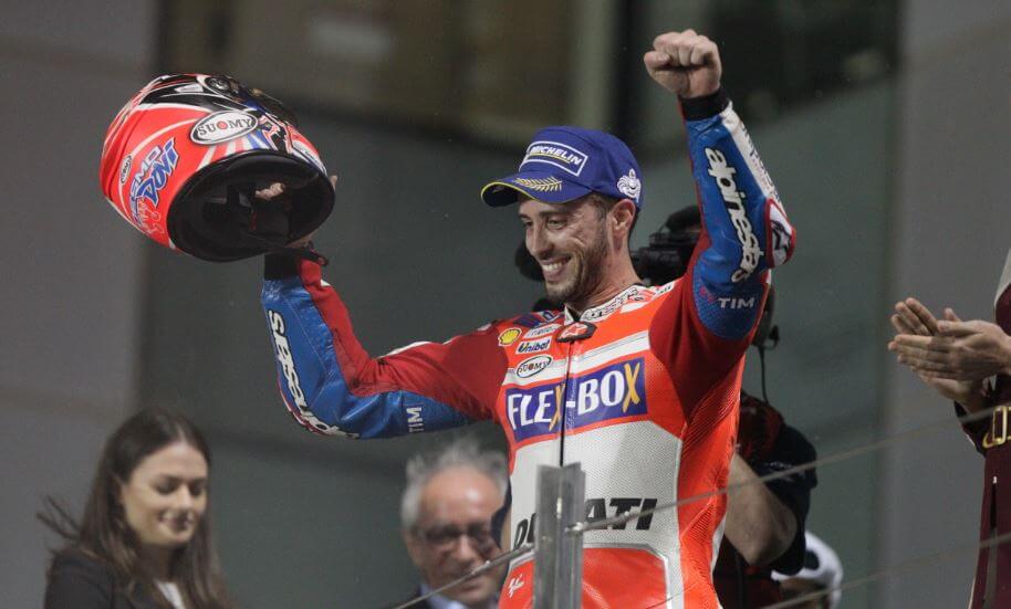 Andrea Dovizioso participa do Moto GP