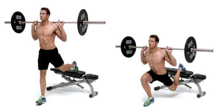 Exercícios para glúteos com banco