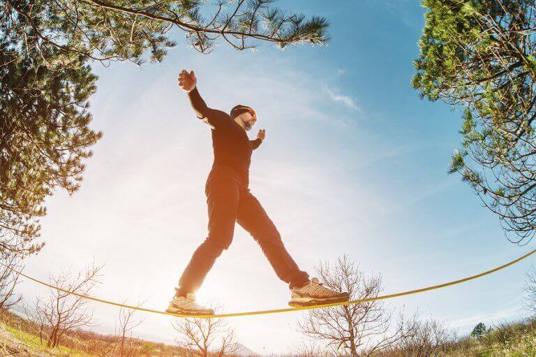 Slackline, um esporte cada vez mais popular