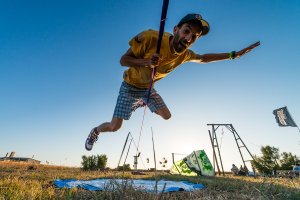 Slackline, um esporte cada vez mais popular