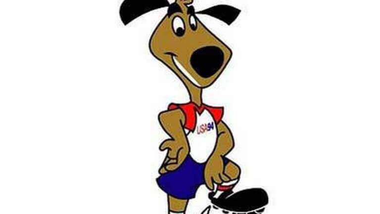 Os mascotes da Copa do Mundo de futebol