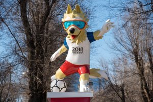 Os mascotes da Copa do Mundo de futebol