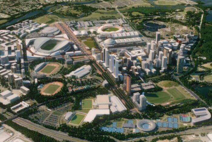 Instalações em Sidney