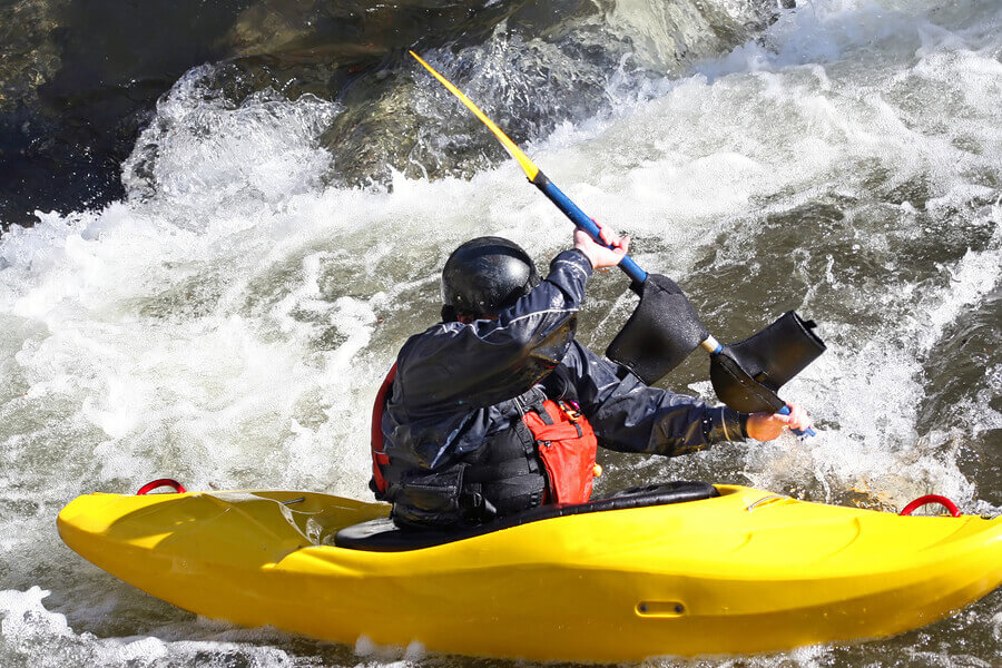 O rafting exige certas medidas de segurança.