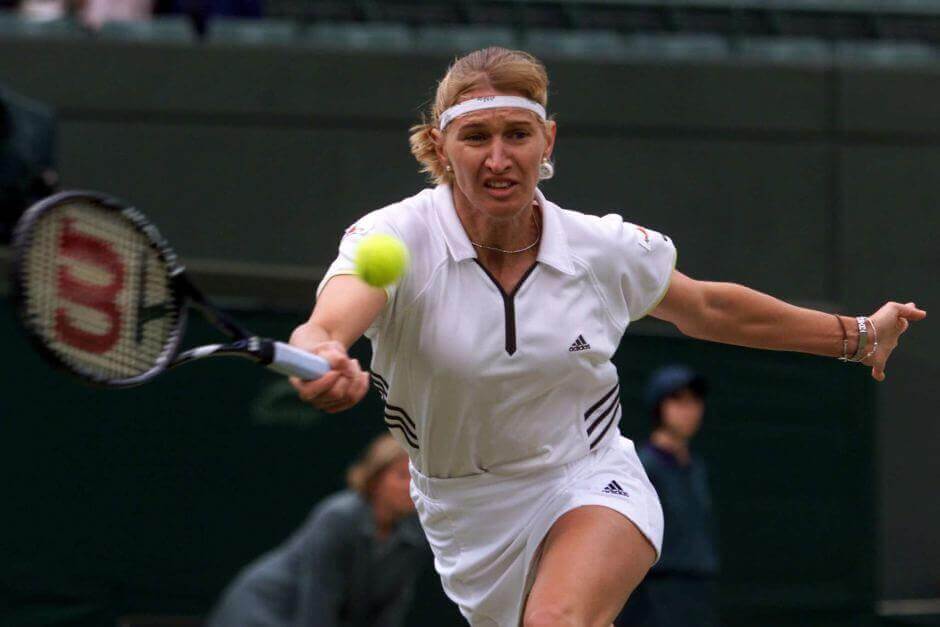 Steffi Graf, uma das melhores tenistas da história.