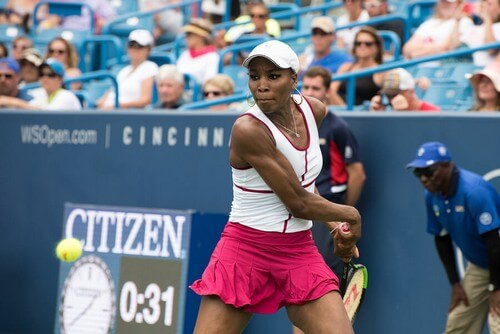 Venus Williams venceu nada menos que sete Grand Slams individuais