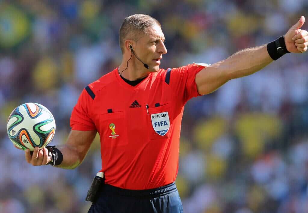 Os árbitros das finais da Copa do Mundo